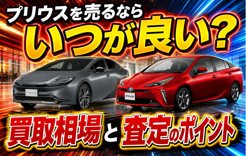プリウスを売るならいつが良い？買取相場と査定のポイント